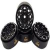 NHX RC 1.0" 8H Alum Beadlock Crawler Wheels Rims Black 4 w/Brass Weight: SCX24 view 1