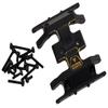NHX RC Black Brass Center Gear Box Mount/Aluminum Skid Plate : SCX24 view 2