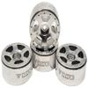 NHX RC 1.0" 5B Aluminum Beadlock Crawler Wheels Rims Silver 4pcs: Axial SCX24 view 1