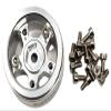 NHX RC 1.0" 5B Aluminum Beadlock Crawler Wheels Rims Silver 4pcs: Axial SCX24 view 3