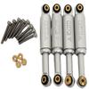 NHX RC Aluminum Shocks with Built-in Shock Spring Set (4pcs) Silver : SCX24 view 1