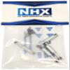 NHX RC Aluminum Shocks with Built-in Shock Spring Set (4pcs) Silver : SCX24 view 2