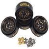 NHX RC 1.0" Black Brass Beadlock Crawler Wheels Rims 4pcs : Axial SCX24 view 2