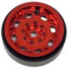 NHX RC 1.0" 8H Alum Beadlock Crawler Wheels Rims Red (4) w/Brass Weight : SCX24 view 4