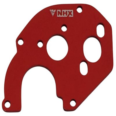 NHX RC Aluminum Motor Mount Plate Red : SCX24