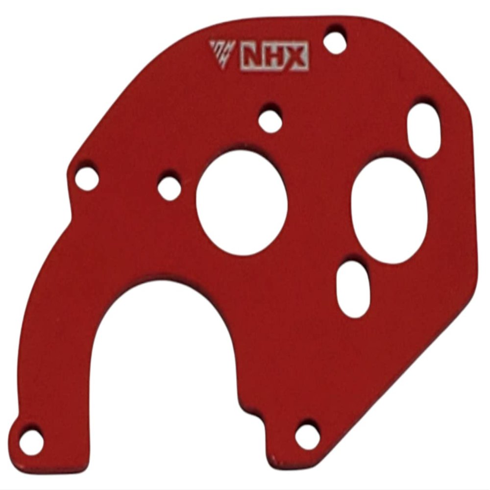 NHX RC Aluminum Motor Mount Plate Red : SCX24