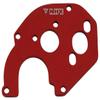NHX RC Aluminum Motor Mount Plate Red : SCX24 view 1