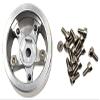 NHX RC 1.0" 5P Aluminum Beadlock Crawler Wheels Rims Silver 4pcs: Axial SCX24 view 4