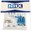 NHX RC Aluminum Shocks with Built-in Shock Spring Set (4pcs) Blue : SCX24 view 2