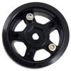 NHX RC 1.0" 5B Aluminum Beadlock Crawler Wheels Rims Black 4pcs: Axial SCX24 view 3