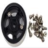 NHX RC 1.0" 5B Aluminum Beadlock Crawler Wheels Rims Black 4pcs: Axial SCX24 view 4