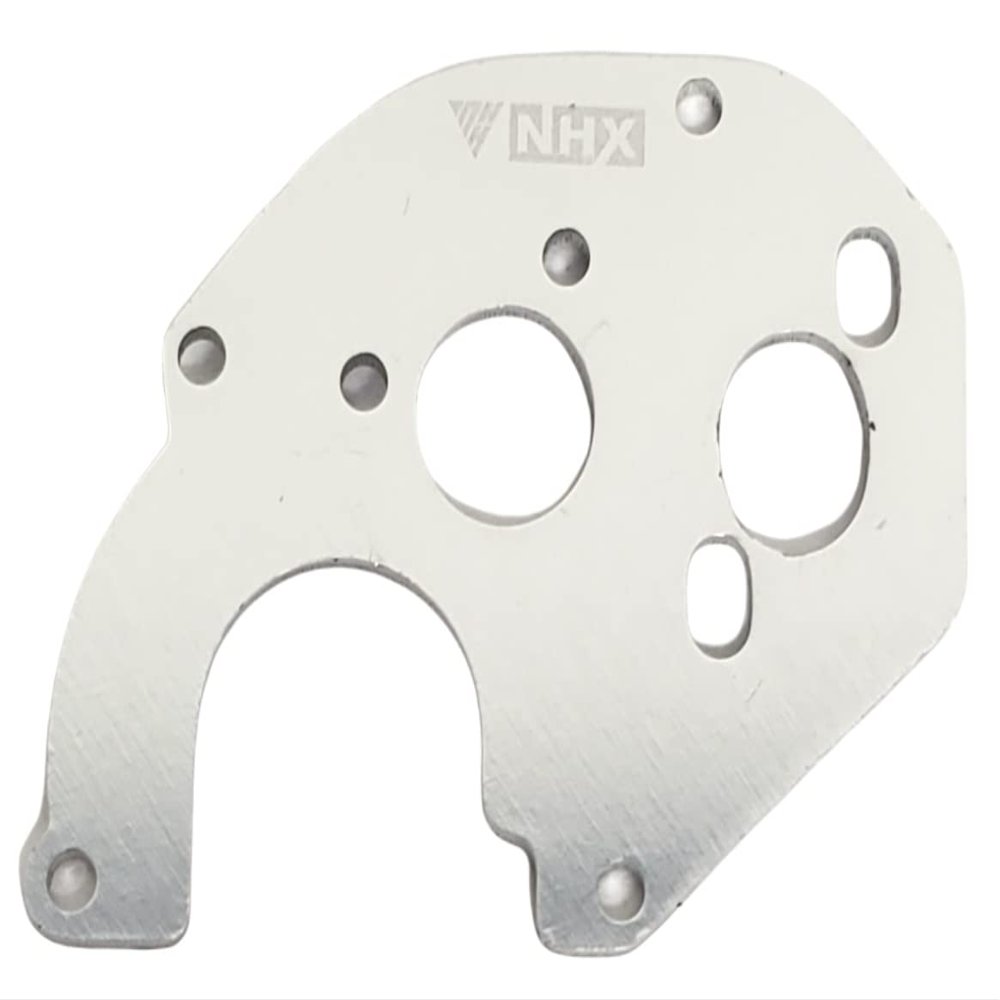 NHX RC Aluminum Motor Mount Plate Silver : SCX24