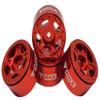 NHX RC 1.0" 5F Aluminum Beadlock Crawler Wheels Rims Red 4pcs : Axial SCX24 view 1