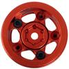 NHX RC 1.0" 5F Aluminum Beadlock Crawler Wheels Rims Red 4pcs : Axial SCX24 view 3