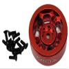 NHX RC 1.0" 5F Aluminum Beadlock Crawler Wheels Rims Red 4pcs : Axial SCX24 view 4
