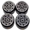NHX RC 1.0" 8H Alum Beadlock Crawler Wheel Rim Ti Color 4 w/Brass Weight : SCX24 view 3