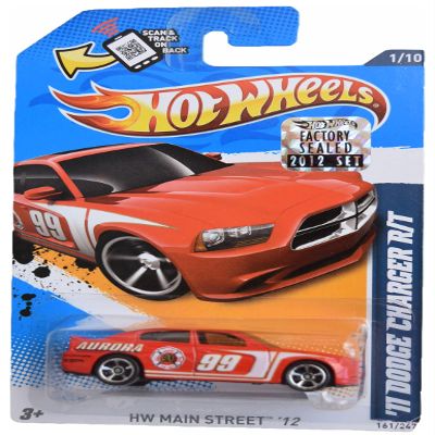 Hot Wheels '11 Dodge Charger R/T - 2012 Main Street 1/10 - red 161/247