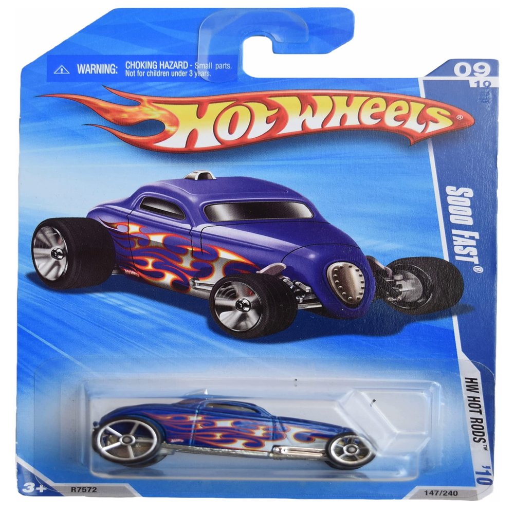 Hot Wheels Sooo Fast - 2010 Hot Rods 9/10 - Blue 147/240
