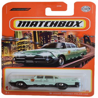 Matchbox '59 Dodge Coronet Police Car - 71/100 Pastel Green