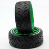 Power Hobbies Powerhobby 1/8 GT Phantom Belted Mounted Tires Medium 17mm Wheels (4) Arrma Infraction/Limitless/HoBao/GRP (Green) view 3