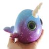 1 NARWHAL Large Animal Slow Rise Squishies Slow Rise Foam - Scented Sensory, Stress, Fidget Toy (1 Narwhal) view 1