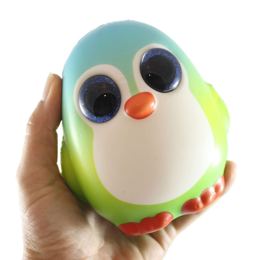 1 Penguin Large Animal Slow Rise Squishies Slow Rise Foam - Scented Sensory, Stress, Fidget Toy (1 Penguin)