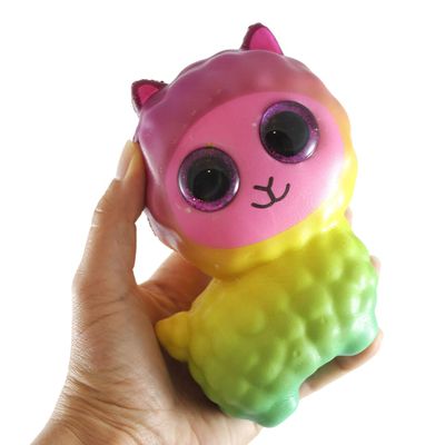 1 Alpaca Large Animal Slow Rise Squishies Slow Rise Foam - Scented Sensory, Stress, Fidget Toy (1 Alpaca)