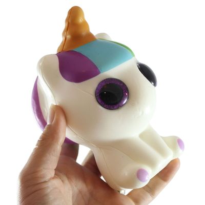 1 Unicorn Large Animal Slow Rise Squishies Slow Rise Foam - Scented Sensory, Stress, Fidget Toy (1 Unicorn)
