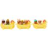 Baby Born Mini Babies Playset  Unwrap Surprise Twins or Triplets Collectible Baby Dolls with Soft Swaddle, Blanket, Ducky Pull Toy Series 3 Multicolor view 3