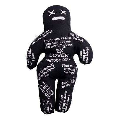 BLESSUME Unisex Adult Voodoo Doll Revenge Spell with Pins (Black)