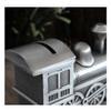 YKHB Piggy Bank Metal Train Coin Bank Retro Creative Money Bank Home Decoration Gifts for Birthday Christmas Baby Shower view 4