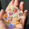 UDIXI Prism Glass RPG Dice Set 7PCS Rainbow Glass DND Dice Set with Gift Box for D&D Tabletop Games view 4