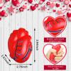 3 Pieces Human Fake Heart with Veins Stress Ball PU Foam Heart Prop Heart Shaped Anatomy Lifelike Heart Stress Balls Anatomical Heart Toy for Stress Fidget Relief Valentine Party Decoration view 3