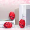 3 Pieces Human Fake Heart with Veins Stress Ball PU Foam Heart Prop Heart Shaped Anatomy Lifelike Heart Stress Balls Anatomical Heart Toy for Stress Fidget Relief Valentine Party Decoration view 4
