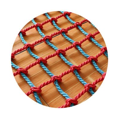 AWSAD Children's Rock Climbing Outdoor Training Climbing Nets Children's Safety Nets Colored Nylon Safety Nets Stair Fall Prevention Nets Decorative Nets Color : 10cm mesh, Size : 1x1m(3.3x3.3ft)