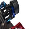 GPM for Tamiya 1/10 4WD TA08 PRO 58693 Aluminum Front/Rear Knuckle ARMS -2PC Set (Gray) view 2