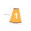 10pcs Logo Bucket Protective Sleeve Sign Sleeves for Cones Colorful Rug Football Cones Cover Sports Killing for Chickens Kids Child Pocket Football Training Polyester Cloth view 2