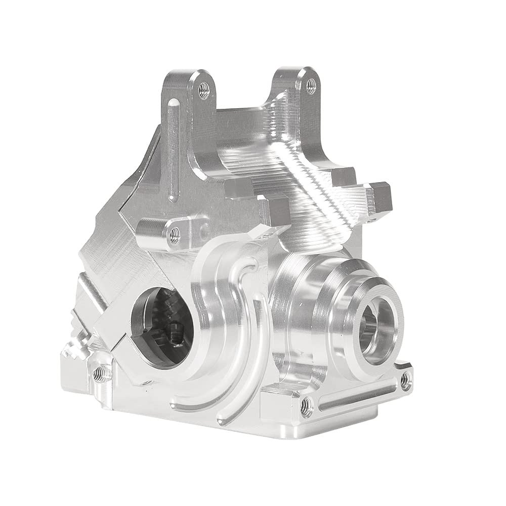 Aluminum Front Or Rear Gear Box for Arrma 1/8 KRATON, Outcast, Notorious, Typhon, Talion, 1/7 Infraction, Infraction V2, Limitless, 1/10 SENTON WD (Silver)