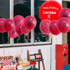 24 PACK 12" Fireman Firefighter Theme Latex Balloons Fire Engine Fire Truck Balloons Police Party Balloons for Adults Birthday Baby Shower Supplies Party Decorations view 4