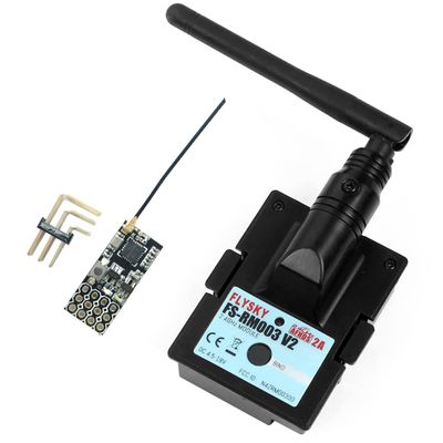 FEICHAO FS2A-4CH AFHDS 2A Mini Receiver PWM Output with FS-RM003 Transmitter Module for Flysky AFHDS 2A Protocol Transmitter (Receiver + Module)