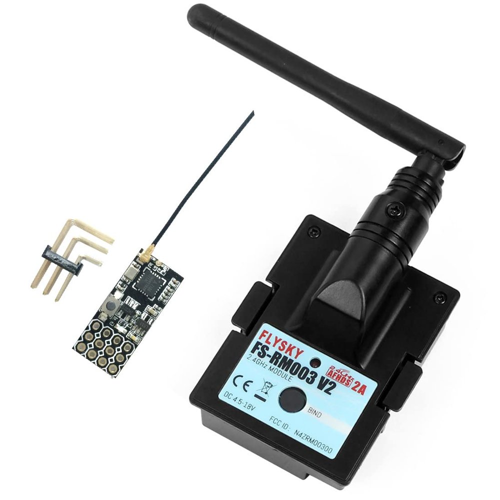 FEICHAO FS2A-4CH AFHDS 2A Mini Receiver PWM Output with FS-RM003 Transmitter Module for Flysky AFHDS 2A Protocol Transmitter (Receiver + Module)