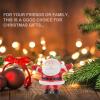 Happyyami 10 Pcs Santa Claus Resin Miniature Ornaments, Christmas Desktop Decorations for Home Office, for Holiday Decor and Children view 4