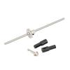 Dilwe RC Metal Rear Bridge axle, Remote Controlled Truck Upgrade Accessory for WPL D12, 2 Colors(Silver) view 3