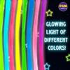 35.16 FL OZ Glow in The Dark Slime for Kids 6+, FunKidz 1040 ML Large Slime 8 Packs Neon Colors Slime Kit Green Blue Pink Yellow Gift for Boys Girls Birthday Party view 3
