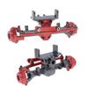 CODA RACING Aluminum Front&Rear Bridge Diff Housing Cover Steering Knuckle Servo Mount for AXIAL 1/24 SCX24 AXI00001 AXI00002 AXI00005 AXI00006 RC Crawler Car view 2