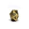 7 Piece Legendary Metal Dice Set - Bronze, Gold, Silver, and Copper Designs with Signature Font (Legendary Bronze) view 4