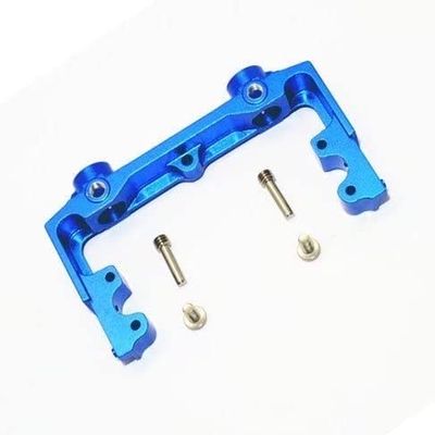 for Crawler RC SCX10 II AX31393-1PC Set Blue Aluminum Rear Bumper Mount Frame Plate