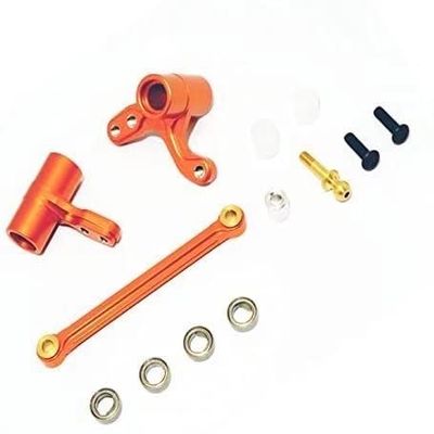 Aluminum Alloy Steering Assembly Bellcrank-1SET Orange HPI BULLET3.0 MT ST Ken Block WR8 Flux Upgrade Parts