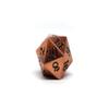 7 Piece Legendary Metal Dice Set - Bronze, Gold, Silver, and Copper Designs with Signature Font (Legendary Copper) view 4
