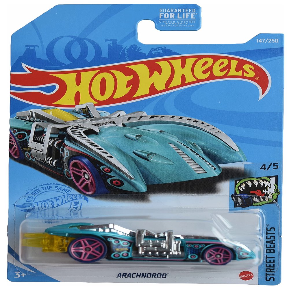 Hot Wheels Arachnorod - Teal - 147/250 Street Beasts 4/5